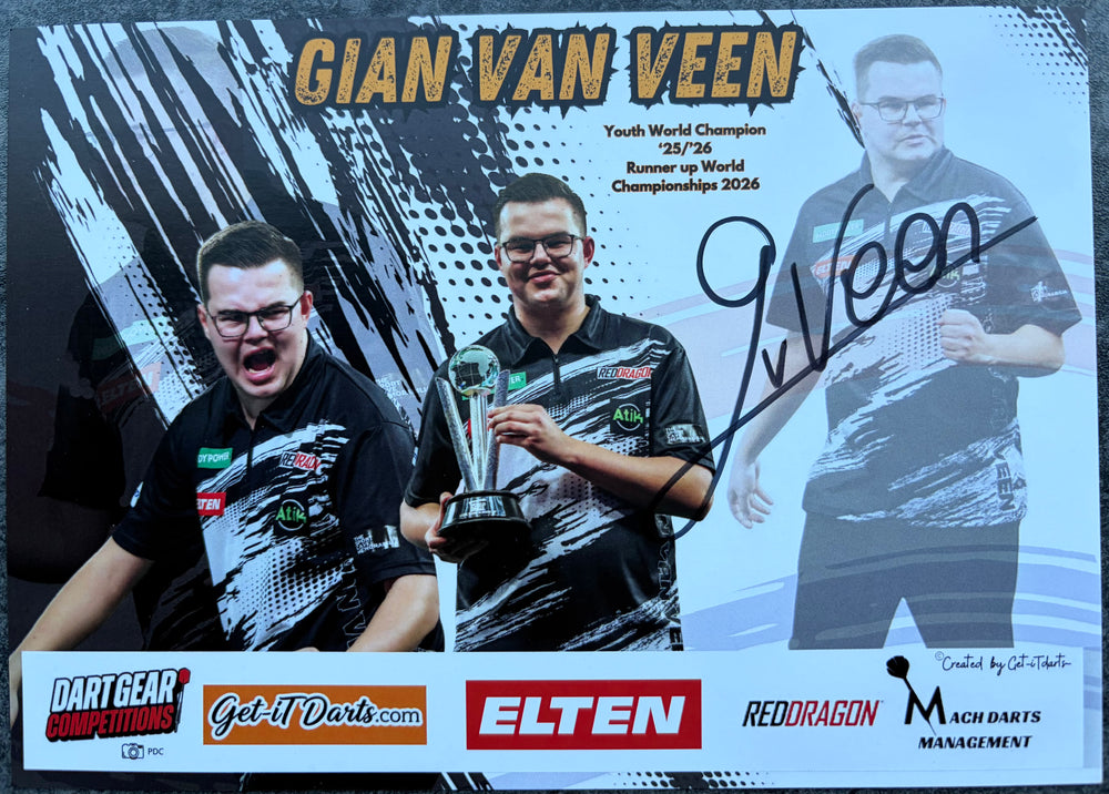 Gian van Veen Signed Autograph Card