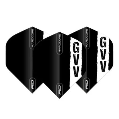 Signed Red Dragon Hardcore GVV darts flights